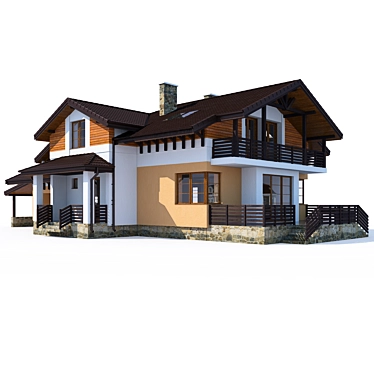 Modern Private Residence 3D model image 1 