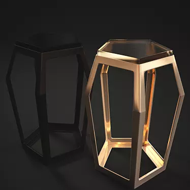 LuxGem Table: Exquisite Design 3D model image 1 