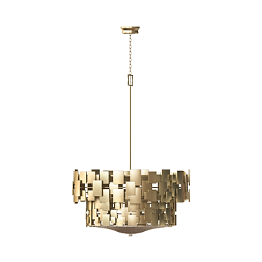 Elegant Porta Romana Luca Chandelier 3D model image 1 