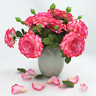 Blooming Beauty: Wild Rose 3D model image 1 