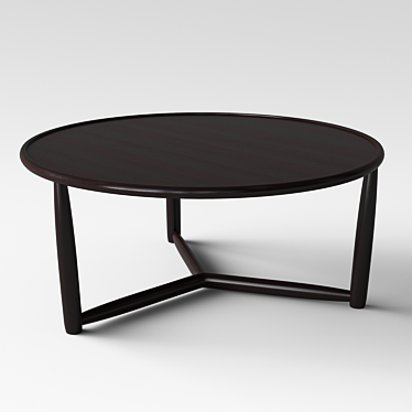 Modern Round Coffee Table 3D model image 1 