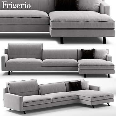 Frigeriosalotti JAMES: Luxurious Sofas 3D model image 1 