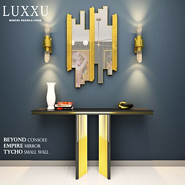 Luxxu collection: Beyond console, Empire mirror, Tycho small wall