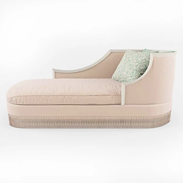 Elegant French Relax Chair 3D model image 1 