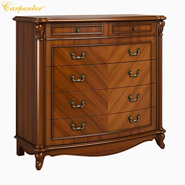 Carpenter Dresser Table - Elegant and Functional 3D model image 1 