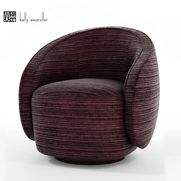 Kelly Wearstler Swivel Chair: Elegant and Versatile 3D model image 1 