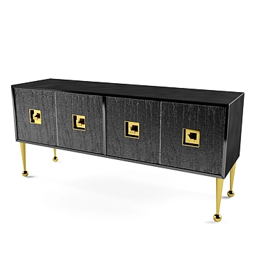 Elegant Jonatan Adler Crawford Console 3D model image 1 