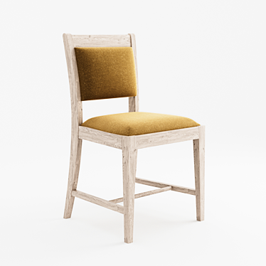 Elegant Dining Chair Set 3D model image 1 