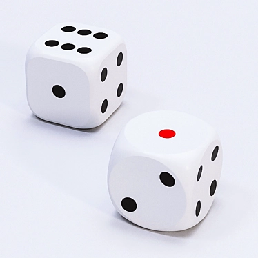 Casino Dice: Stylish and Versatile 3D model image 1 