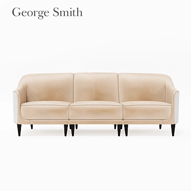 Georgesmith Virginie Sofa: Elegant and Versatile 3D model image 1 