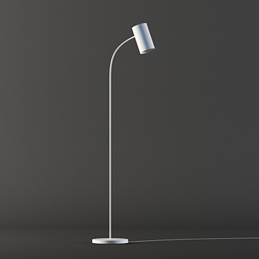 Elegant Philips Himroo Standing Light 3D model image 1 