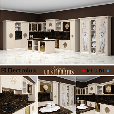 Italian Elegance: Giusti Portos Epoque 3D model image 1 