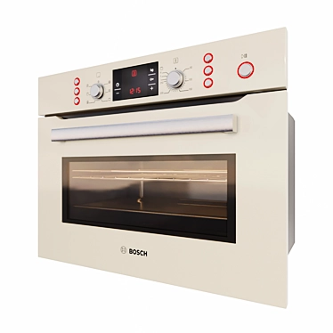 Bosch Microwave Oven: Compact Power 3D model image 1 