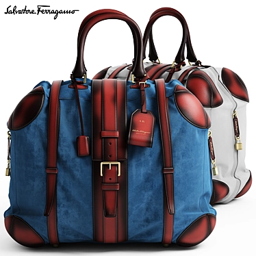 Ferragamo Designer Bag: Timeless Elegance 3D model image 1 