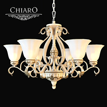 Title: Chiaro Versache Country Chandelier 3D model image 1 