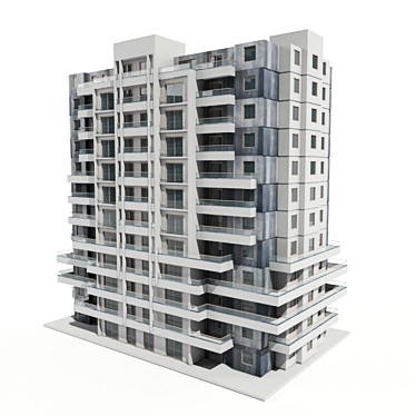 Title: Sleek Urban Architecture 3D model image 1 