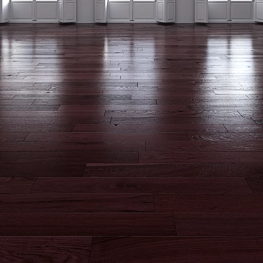 Premium Oak Dark Natural Floor 3D model image 1 