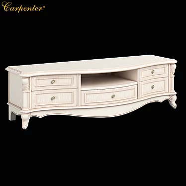 Carpenter Wall Unit B - Stylish & Functional 3D model image 1 