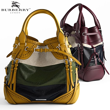 Burberry Whipstitch Bag: Timeless Elegance 3D model image 1 