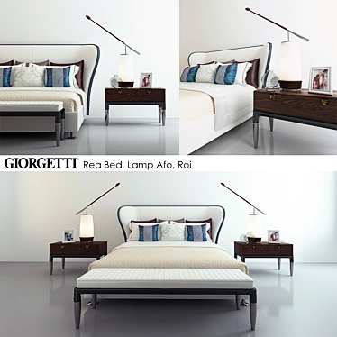 Italian Elegance: Giorgetti Rea, Afo, Roi 3D model image 1 