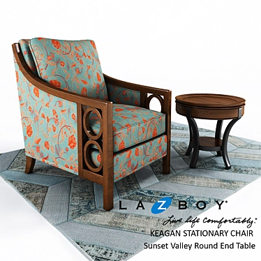 Keagan Chair: The Ultimate in Comfort 3D model image 1 