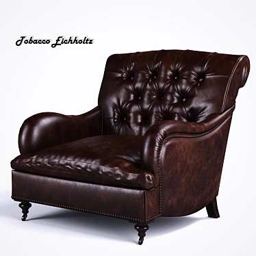 Armchair CLUB CALEDONIAN (dark skin gloss)