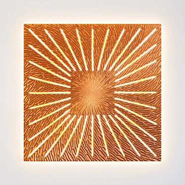 Sunrise Ascension Wall Art 3D model image 1 