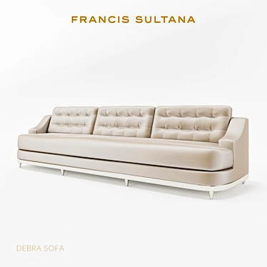 Elegance in Motion: Francis Sultana Debra Sofa 3D model image 1 