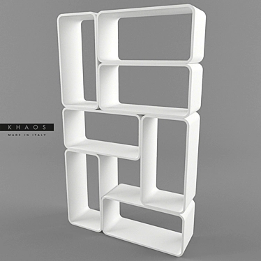 Khaos ICE Shelf: A Stylish Italian Design 3D model image 1 
