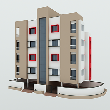 Corner Heights: Multi-Level Marvel 3D model image 1 