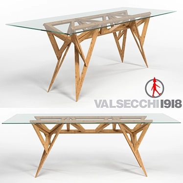 Elegant Schegge Table: Valsecchi1918 3D model image 1 