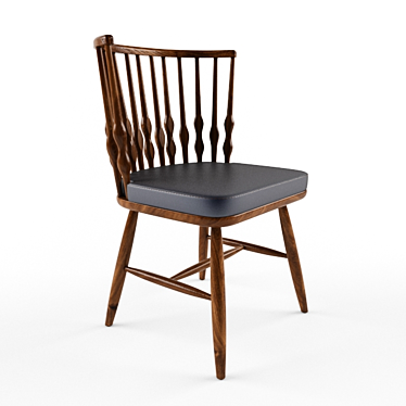 Elegant Cad Chair 3D model image 1 