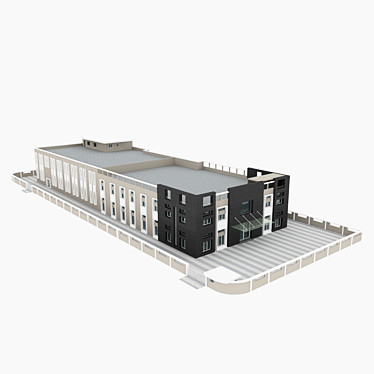 Industrial Workshop: Seamless Integration 3D model image 1 