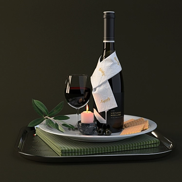 Wine on a tray