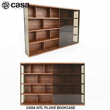 Modern Casa Intl Bookcase 3D model image 1 