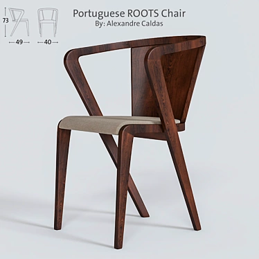 Authentic Portuguese Roots Table 3D model image 1 