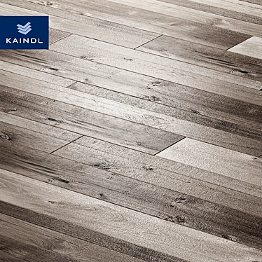 Elegant Oak Parquet Flooring - Kaindl Farco Colo 3D model image 1 