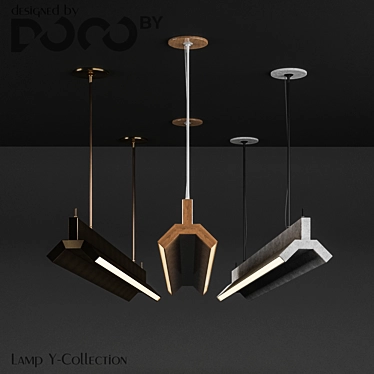 Y-Collection Luminaire by DOCOby: Modern Lighting for Stylish Interiors 3D model image 1 