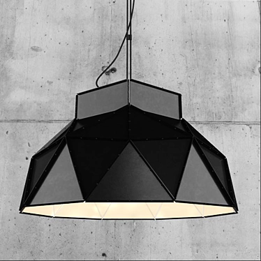 Industrial Dome Pendant Light Apollo 3D model image 1 