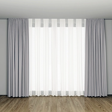 Elegant Window Coverings 3D model image 1 