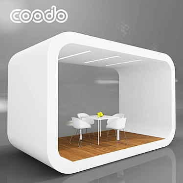 Coodo Pavilion: Modern, Elegant, and Spacious 3D model image 1 