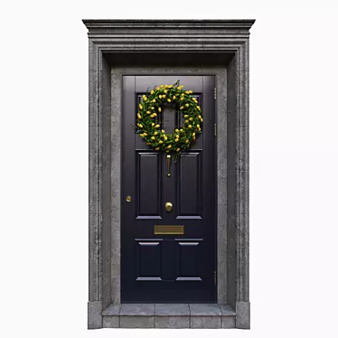 Classic 900mm Door 3D model image 1 