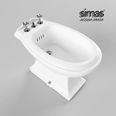 Simas Arcade Bidet: Italian Outdoor Luxury 3D model image 1 