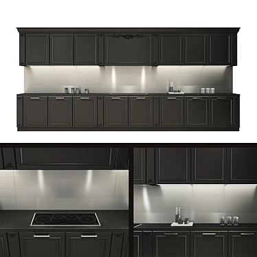 Award-Winning Kitchen: Innovative Design & Functionality! 3D model image 1 