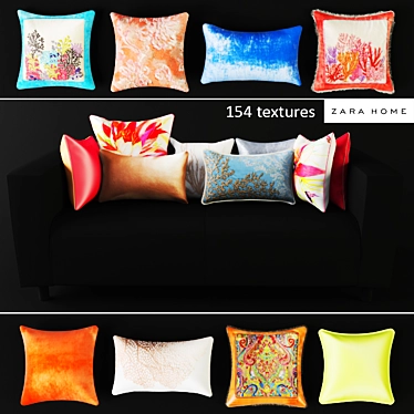 Oceanic Dreams Pillow Collection 3D model image 1 