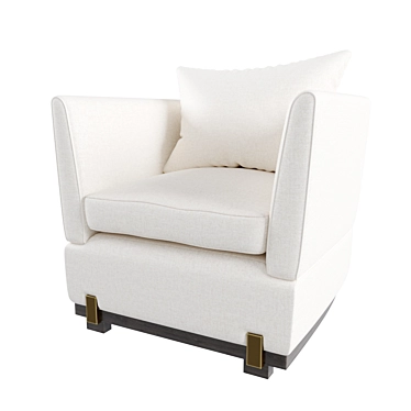 Elegant Ida Armchair by Carlyle Collective 3D model image 1 