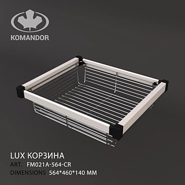 KOMANDOR Cabinet Fittings 3D model image 1 