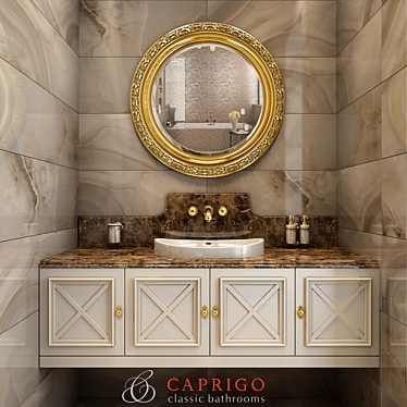 Caprigo Ischia 150 - Complete Bathroom Set 3D model image 1 