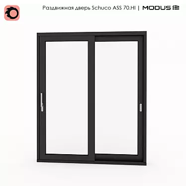 Schuco ASS 70.HI Sliding Door ST 2A 3D model image 1 