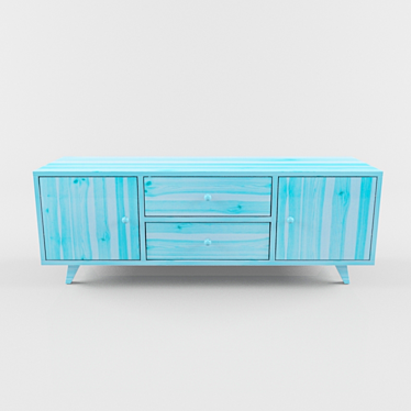 Elegant Entryway Console Table 3D model image 1 